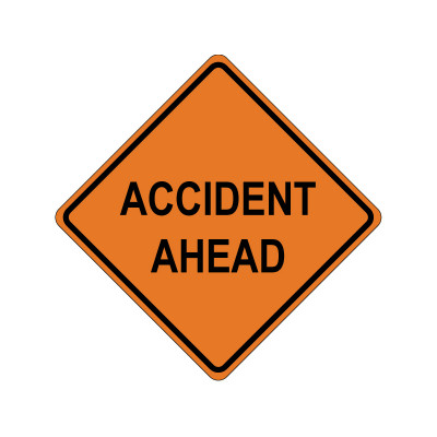 ACCIDENT AHEAD