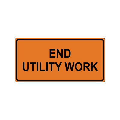 END UTILITY WORK