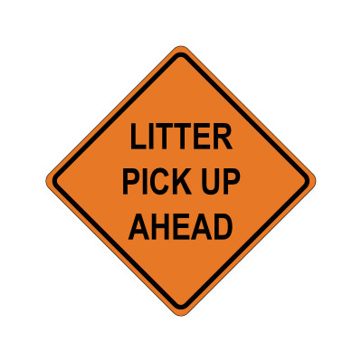 LITTER PICK UP AHEAD