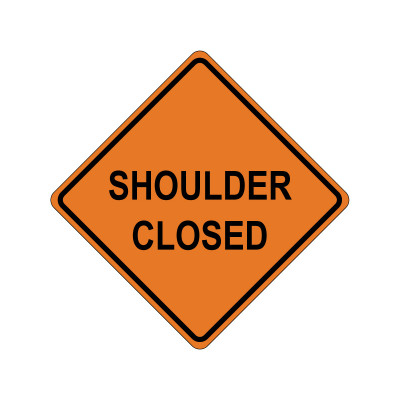 SHOULDER CLOSED