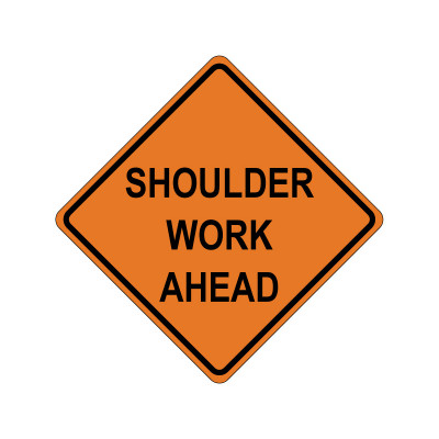 SHOULDER WORK AHEAD