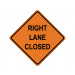 RIGHT LANE CLOSED