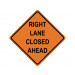 Right Lane Closed Ahead