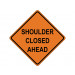 SHOULDER CLOSED AHEAD