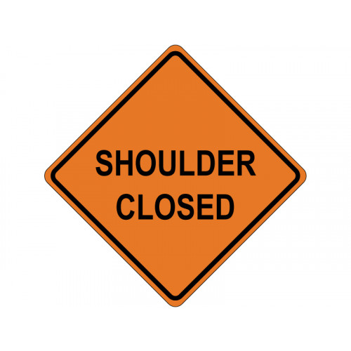 SHOULDER CLOSED