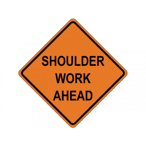 SHOULDER WORK AHEAD